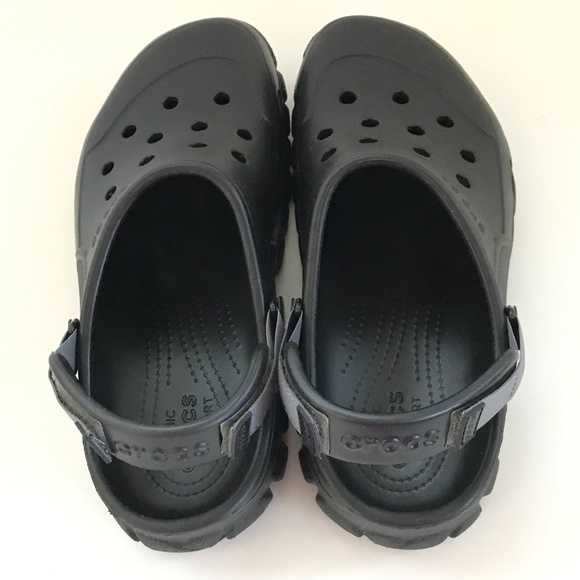 CROCS Clogs Off-road Sport Clog Black Men’s Size 10 Women’s Size 12 NWOT - Picture 9 of 16